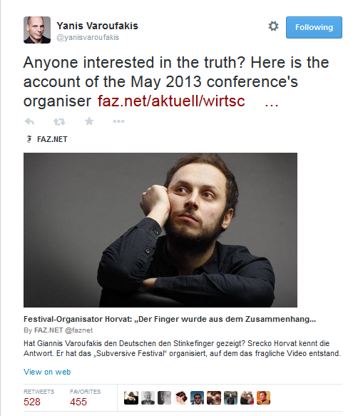 tweet varoufkais