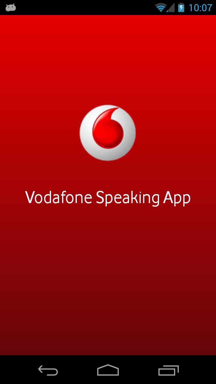 Vodafone Speaking App 