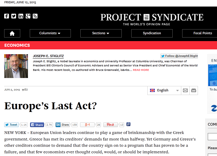 project syndicate