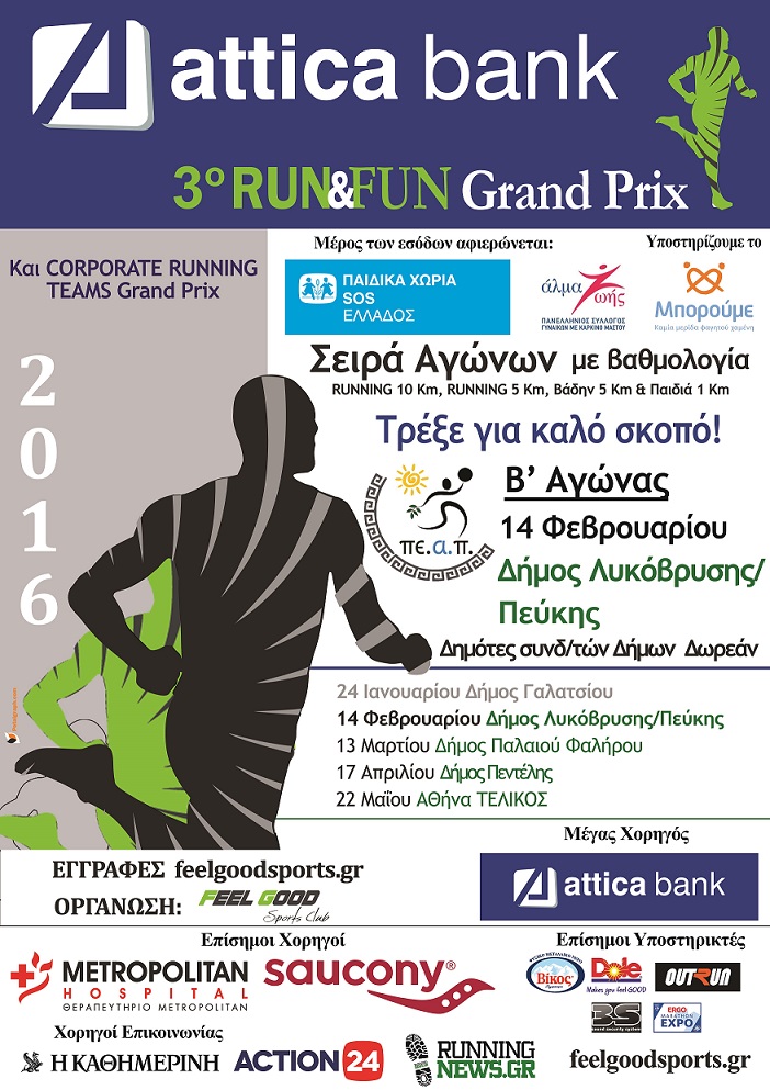 afisa ATTICA BANK 3o RUNFUNGrand PrixPeuki