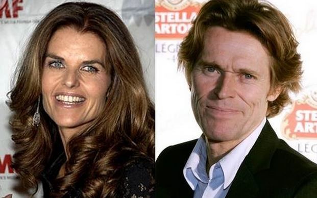 Maria-Shriver-and-Willem-Dafoe