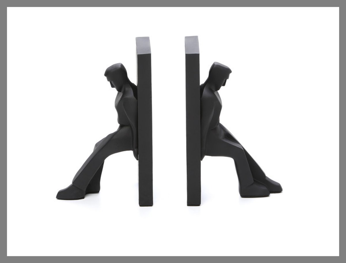 artsy-bookends