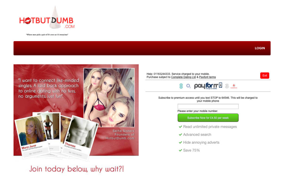 hotbutdumb screengrab
