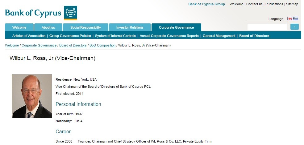 wilbur ross boc