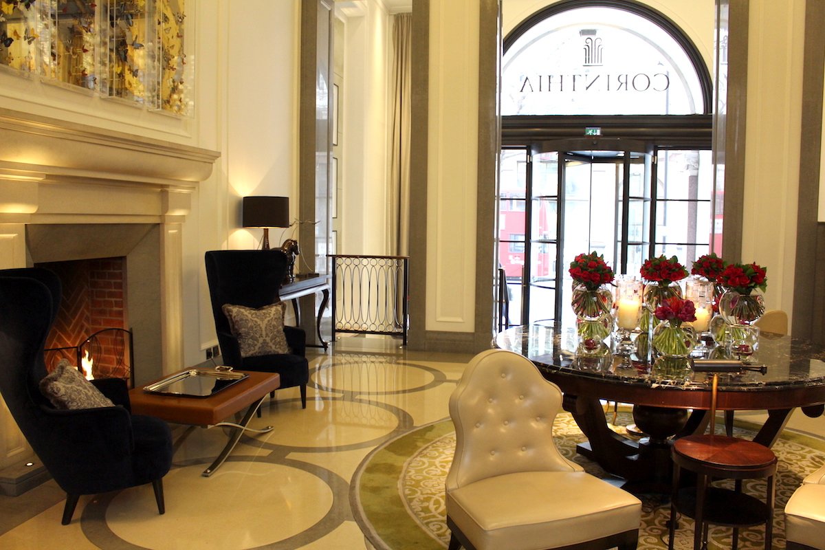 the-glamour-started-in-the-entrance-way-which-featured-a-roaring-fireplace-and-roses-for-valentines-day