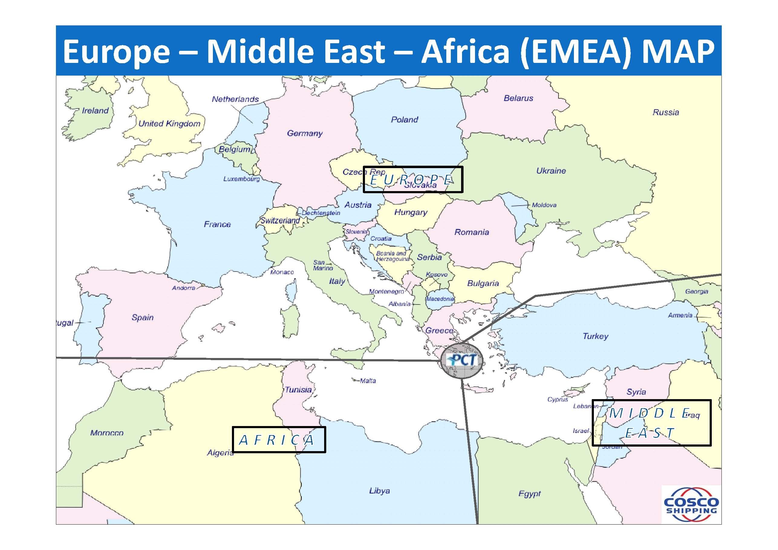 Λιμάνια-OΛΟ-ΟΛΘ- O χάρτης τςη Cosco 7-5-2017