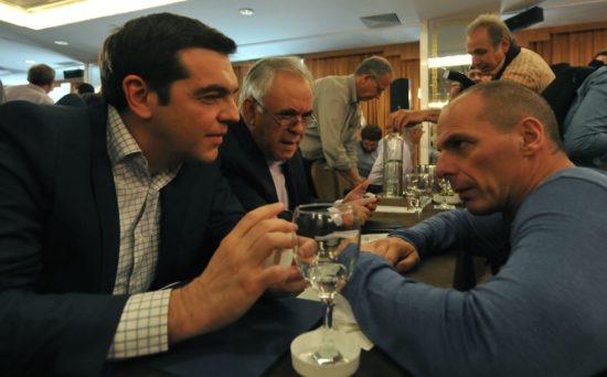 tsipras dragasakis varoufakis syriza