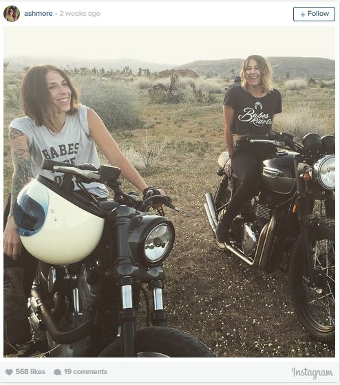 motorcycle girl instagram