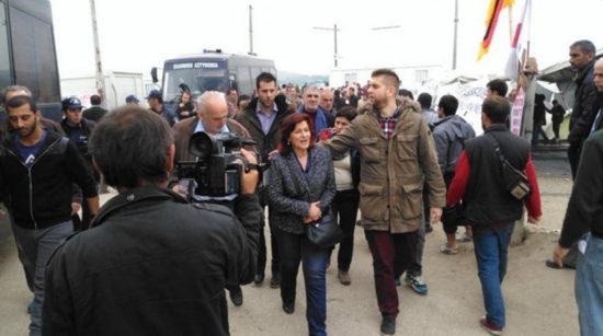 Στην Ειδομένη η Θεανώ Φωτίου