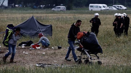 Δείτε από ελικόπτερο την επιχείρηση εκκένωσης της Ειδομένης