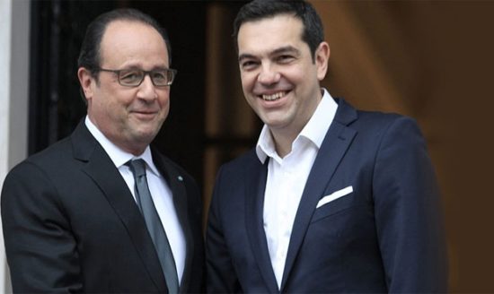 Τηλεφωνική επικοινωνία Τσίπρα-Ολάντ για την αεροπορική τραγωδία και το χρέος