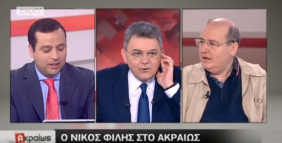 Ν. Φίλης: «Υποκινούμενο από τη ΝΔ το κίνημα ‘Παραιτηθείτε’»