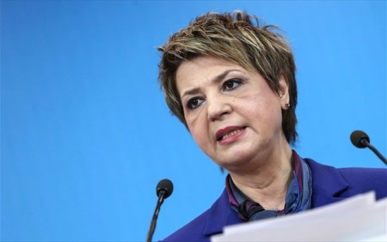Γεροβασίλη: Κανείς δεν μπορεί να εκφοβίσει και να εκβιάσει τα μέλη αυτής της κυβέρνησης