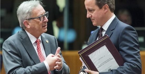 Τηλεφωνική επικοινωνία Κάμερον – Γιούνκερ μετά το δημοψήφισμα