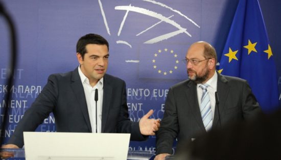Συνάντηση Τσίπρα-Σουλτς αύριο στις Βρυξέλλες