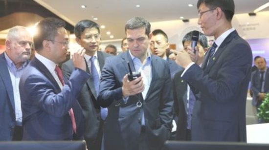 Στην έδρα της Huawei ο Τσίπρας – Πρότεινε τη δημιουργία τεχνολογικού πάρκου