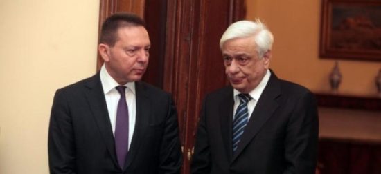 Συνάντηση Παυλόπουλου – Στουρνάρα στο Προεδρικό Μέγαρο