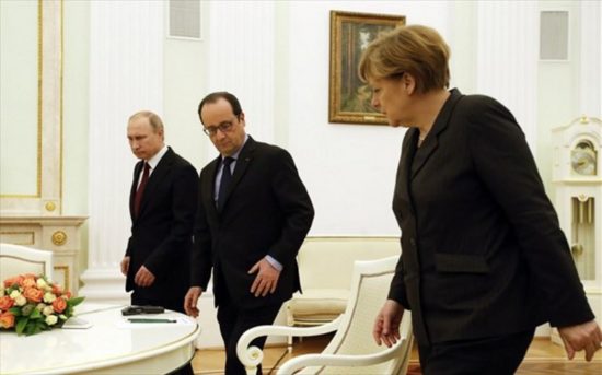Συνάντηση Πούτιν, Μέρκελ και Ολάντ στις αρχές Σεπτέμβρη