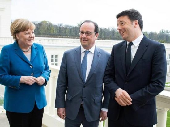 Η Ευρώπη συνεχίζει μετά το Brexit, το μήνυμα Μέρκελ, Ολάντ, Ρέντσι