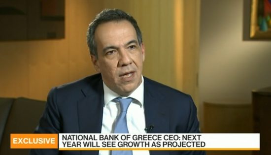Λ. Φραγκιαδάκης στο Bloomberg: «Εφικτή η ανάπτυξη 2,7% αρκεί να μπούμε στο QE»