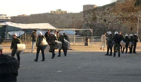 Επεισόδια μεταξύ μεταναστών στη Σούδα