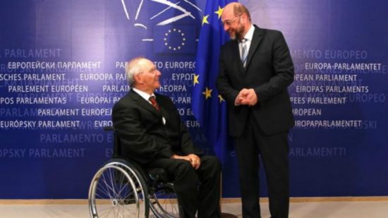 Σόιμπλε: Ο Σούλτς δεν θέλει ουσιαστικές μεταρρυθμίσεις για την Ελλάδα