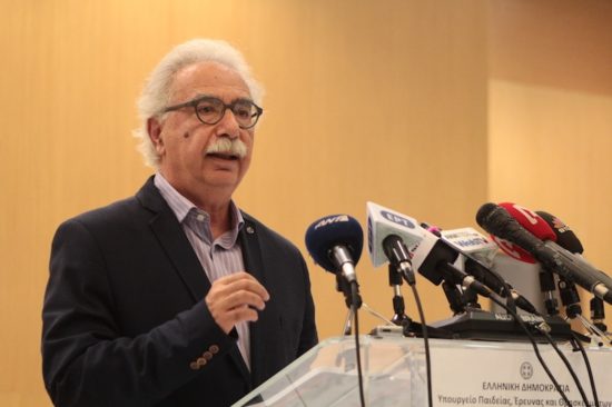 Γαβρόγλου: Το σημερινό Λύκειο έχει τελειώσει, τα μαθήματα θα μειωθούν