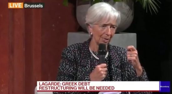 Λαγκάρντ: Απαραίτητη η αναδιάρθρωση του χρέους, προέχουν όμως οι μεταρρυθμίσεις