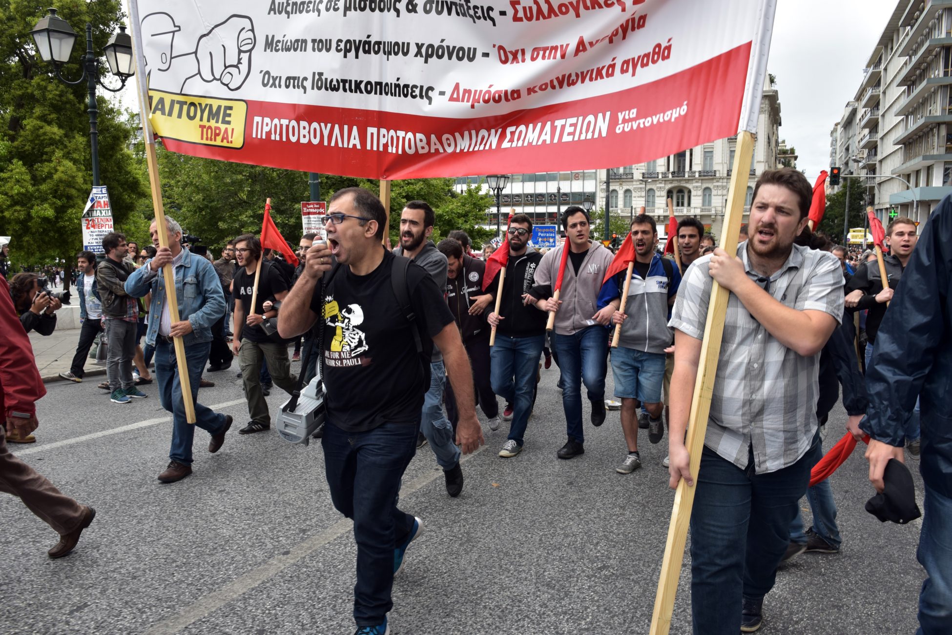 Νέο απεργιακό συλλαλητήριο: «Δεν έχω να πληρώσω, δεν έχω άλλα να δώσω»