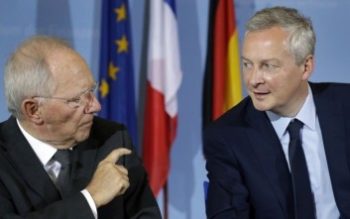 Σόιμπλε και Λε Μερ παρουσιάζουν την πρότασή τους για την Ευρωζώνη