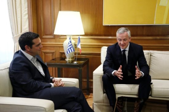 Εφικτή μία συμφωνία στο Eurogroup, συμφώνησαν Τσίπρας – Λε Μερ