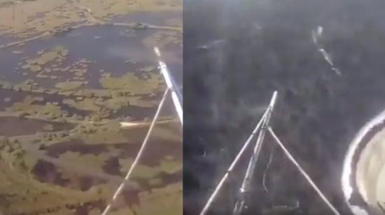 Βίντεο- σοκ του ελικοπτέρου που κατέπεσε στο Σχινιά