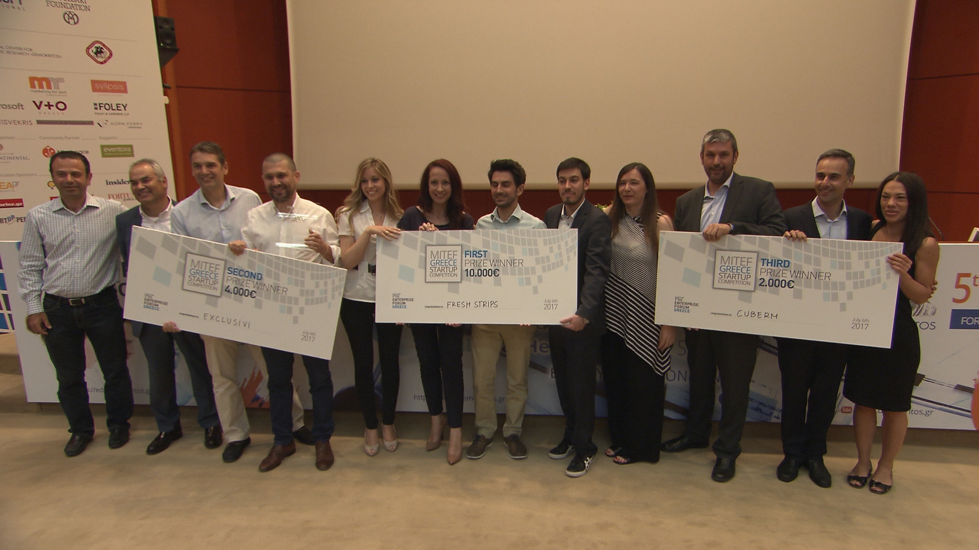 Οι τρεις νικητές του MITEF Greece Startup Competition 2017