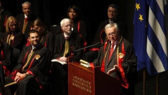 Γιούνκερ: Ήμουν φίλος της Ελλάδας όταν η Ελλάδα είχε λίγους φίλους