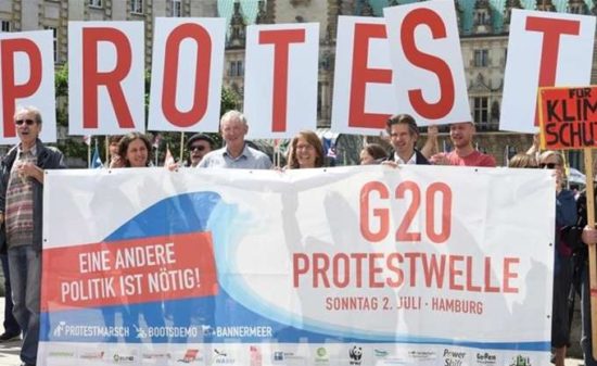 Δεκάδες χιλιάδες διαδήλωσαν στο Αμβούργο εναντίον της Συνόδου G-20