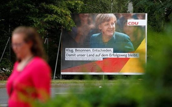 Σαρωτική νίκη Μέρκελ προβλέπει νέα δημοσκόπηση