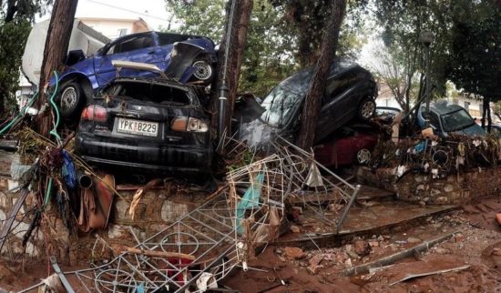 Ζημιές €10 εκατ. για τις ασφαλιστικές από τις πλημμύρες στη Δυτ. Αττική