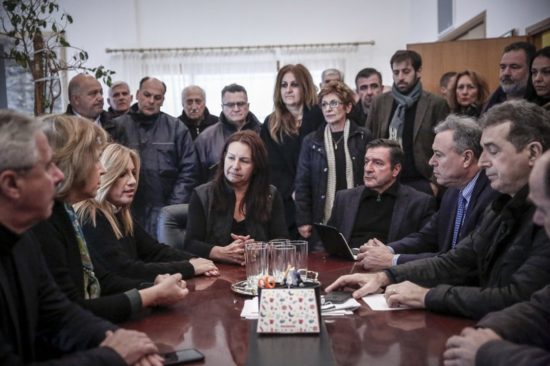 Περιοδεία της Φώφης Γεννηματά στη Μάνδρα