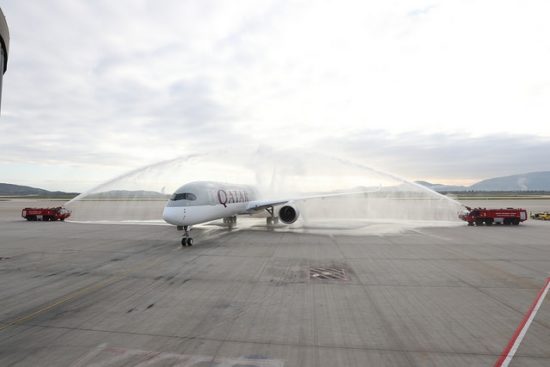 Η Qatar Airways έφερε το Airbus A350 για πρώτη φορά στην Ελλάδα