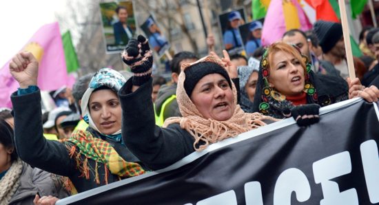 Χιλιάδες Κούρδοι διαδήλωσαν στο Στρασβούργο εναντίον του Ερντογάν