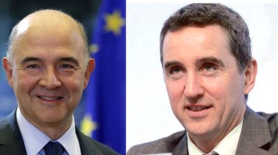 Στην Ελλάδα Μοσκοβισί, Κοστέλο με 25 δημοσιογράφους της Ευρωζώνης