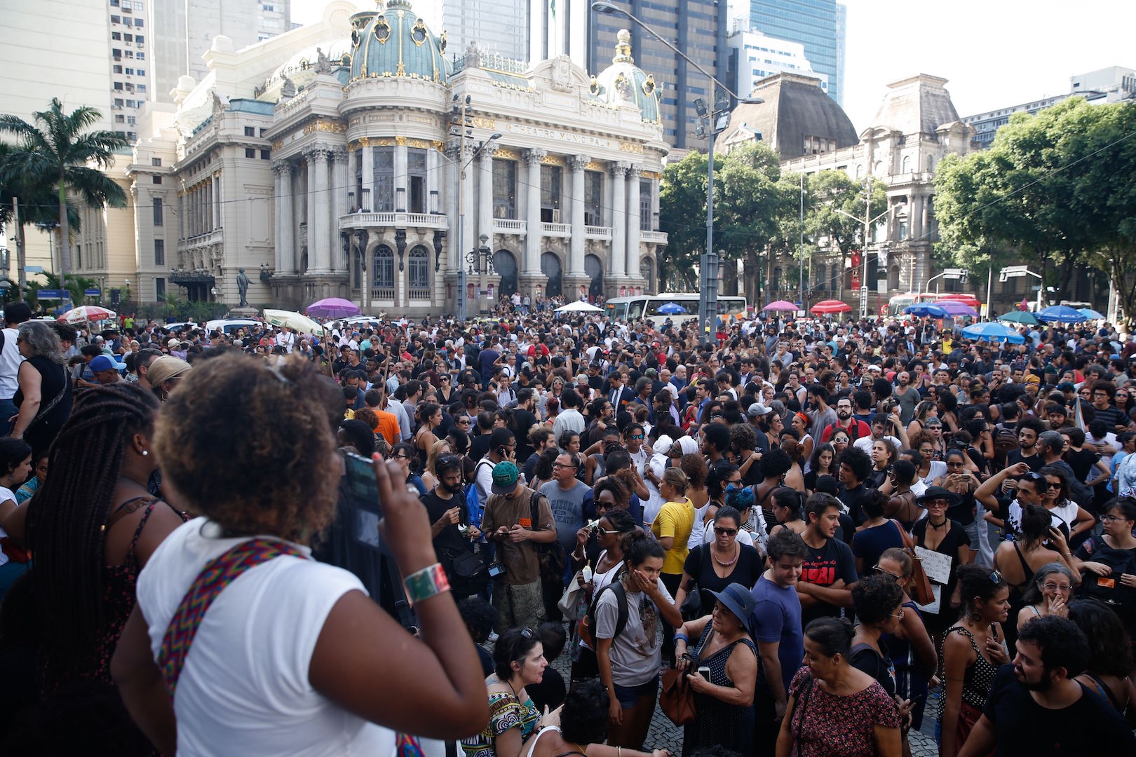 Βραζιλία: Διαδήλωση για τη δολοφονία δημοτικής συμβούλου