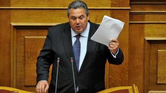Καμμένος: Καλείται στην επιτροπή Θεσμών και Διαφάνειας για την πώληση βλημάτων στη Σ. Αραβία