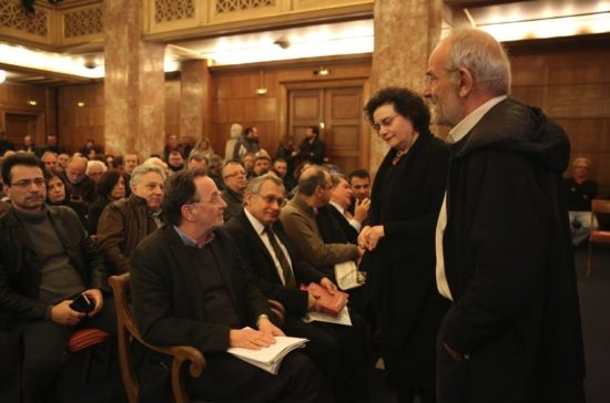 Αλαβάνος, Λαφαζάνης, Βαλαβάνη παρουσίασαν την «Πρωτοβουλία 1-1-4» για έξοδο από το ευρώ