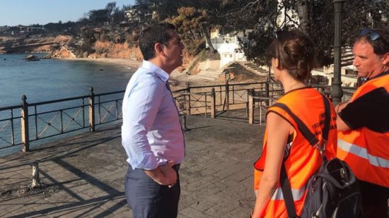 Μόνο στην ΕΡΤ: «Το θέατρο της Δευτέρας» για τον Τσίπρα, πράξη δεύτερη στο Μάτι