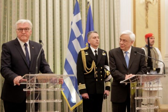 Παυλόπουλος σε Σταϊνμάγερ: Οι διμερείς μας σχέσεις είναι άριστες