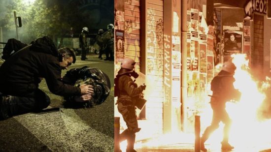 Οκτώ προσαγωγές για τα επεισόδια στην Λεωφώρο Αλεξάνδρας