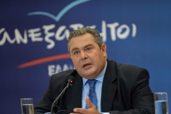 Καμμένος: Αν έρθει η συμφωνία των Πρεσπών στη Βουλή, θα αποσύρω την εμπιστοσύνη στην κυβέρνηση