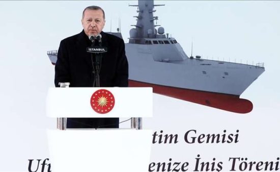 Κατασκοπευτικό σκάφος καθέλκυσε ο Ερντογάν: «Απαραίτητο λόγω των εξελίξεων σε Συρία και Αιγαίο»