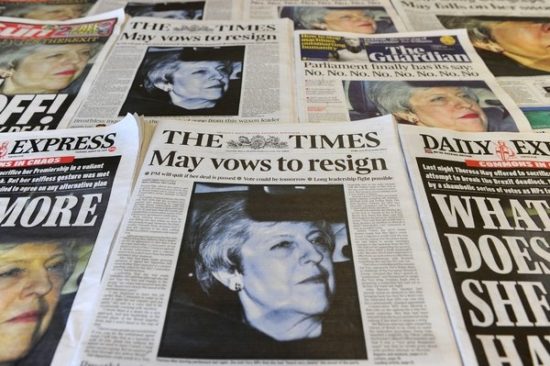 The Times: Η Τερέζα Μέι θα υποβάλει την παραίτησή της αύριο